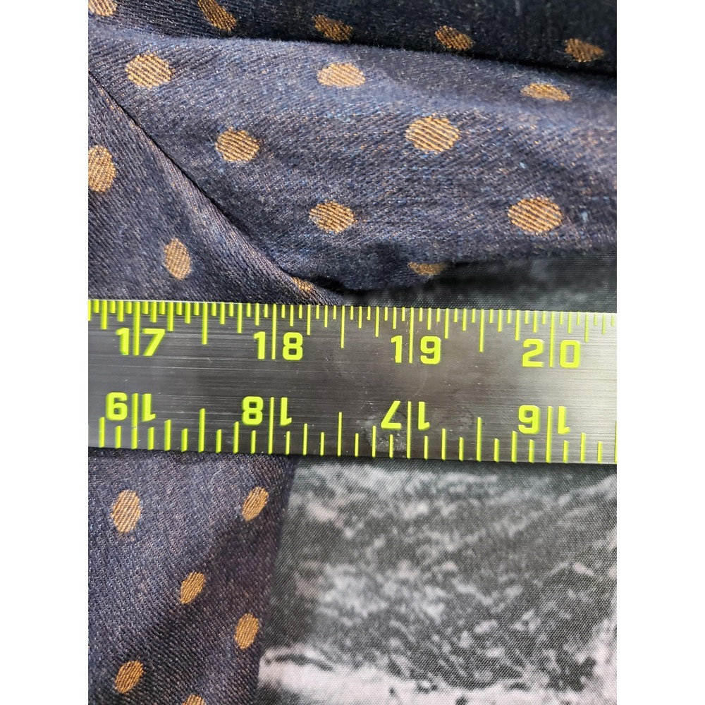 Doncaster Sport Blazer Jacket Blue Polka Dot Pockets Twee Cottage Coquette Sz 6 - Picture 9 of 13